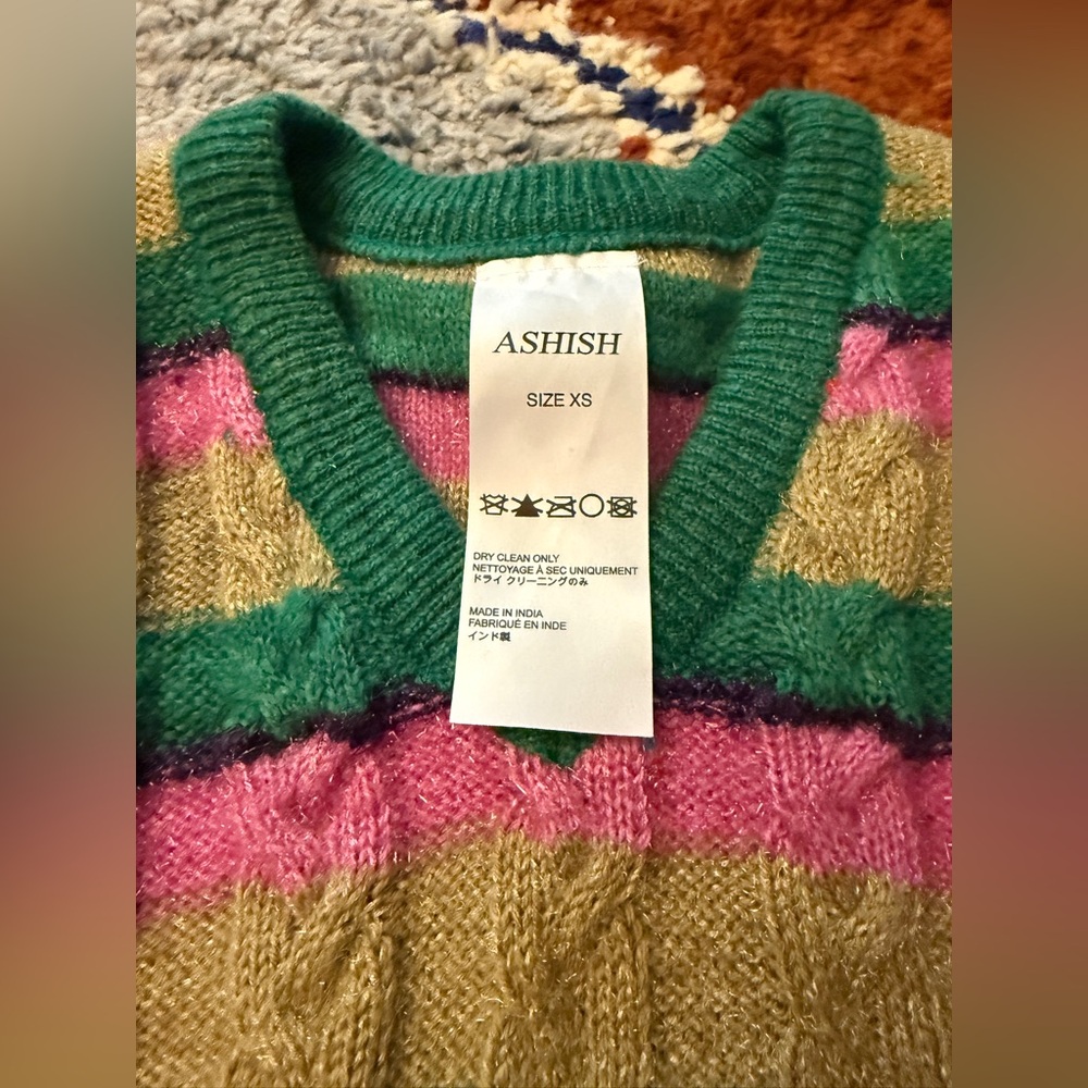 Ashish Multicolor Knit Vest - Picture 2 of 7